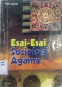 Image of Esai-esai Sosiologi Agama